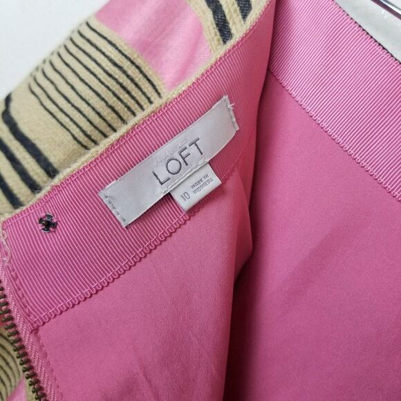 Ann Taylor Loft Linen Skirt Size 10 - Picture 3 of 4